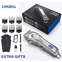 limural Hair Clippers for Men Professional Cordless Clippers, Hair Cutting Beard Trimmer Barbers Grooming Kit