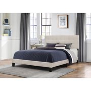 Hillsdale Furniture Delaney Upholstered Bed with Tufted Headboard, Multiple Sizes and Colors