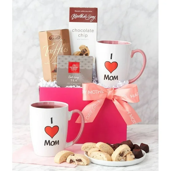 From You Flowers - Love Mom Mug and Tea Set for Mother's Day