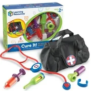 Learning Resources New Sprouts Cure It! Pretend Play Doctor Set, Preschool Toys, Ages 2+, LER9248