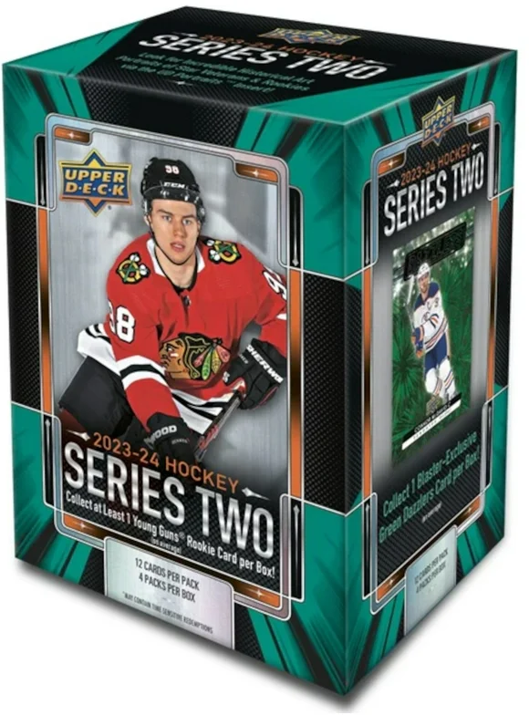 2023-24 Upper Deck Series 2 Hockey DX Offers Mall Exclusive Oversized Young Guns Blaster
