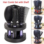 5PCS Hair Brush Comb Set with Shelf Hair Styling Tools Hairdressing Combs Set Gift Professional Salon Products Brush