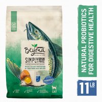 Purina Beyond Grain Free, Natural Dry Cat Food, Simply Grain Free Wild Caught Whitefish & Cage Free Egg Recipe, 11 lb. Bag