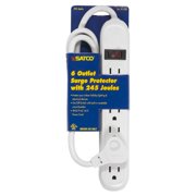 Satco - 91-220 6 OUTLET ABS POWER STRIP