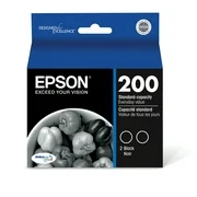 Epson 200 Dual Pack - 2-pack - black - original - ink cartridge - for Expression XP-201; Expression Home XP-300, 310, 314, 410; WorkForce WF-2520, 2530, 2540