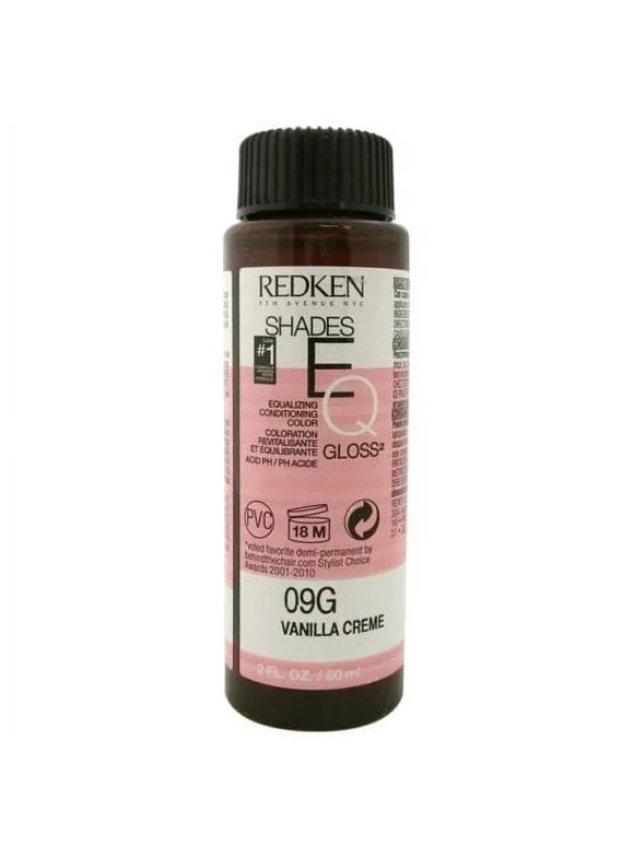 Shades EQ Color Gloss 09G - Vanilla Creme by Redken for Women - 2 oz Hair Color