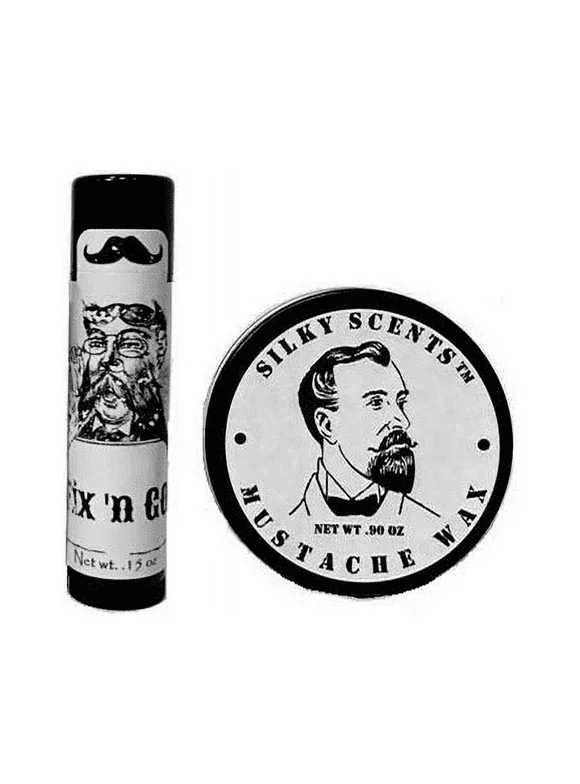 Beard Wax Package (Set of Full and Travel Pocket Size)