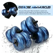 Flexible Fitness Water-filled Dumbbell Heavey Weight Dumbbell Gym Home Exercise Equipment Bodybuilding Training Tool