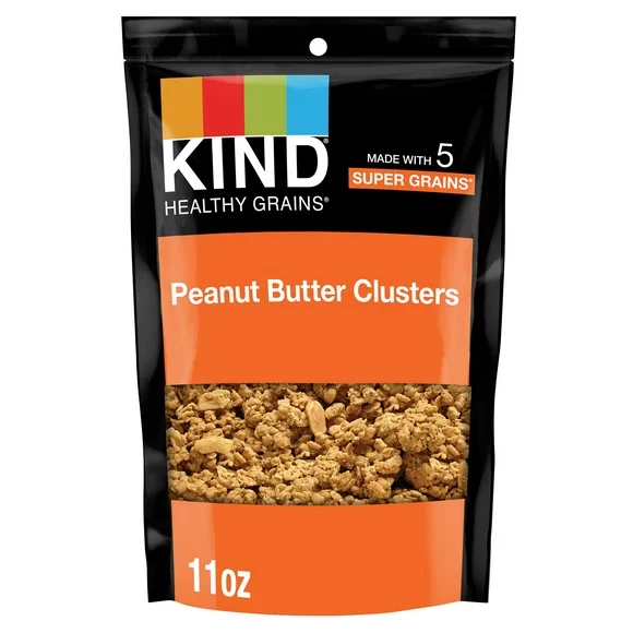KIND Healthy Grains Clusters, Peanut Butter, 11 oz, 1 Bag