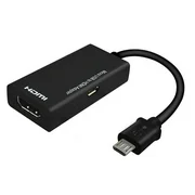 MHL to HDMI HDTV Converter, USB to HDMI Adapter, HDMI Phone Adapter, MHL to HDTV Cable for Android Smartphone and Tablet