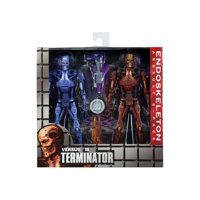 NECA Robocop Vs. The Terminator - Endoskeleton Assault 2-Pack - 7 in - blue, red