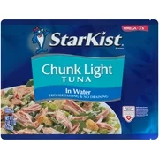 StarKist Chunk Light Tuna in Water, 43 Ounce Pouch