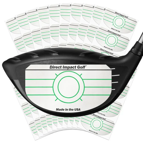 Ultra-Thin Golf Impact Tape by Direct Impact Golf. 100 Driver labels