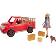 Barbie Estate Sweet Orchard Farm Doll & Pickup Truck with Accessories