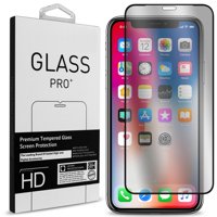CoverON Apple iPhone XR (6.1") Tempered Glass Screen Protector - InvisiGuard Series Full Coverage 9H with Faceplate (Case Friendly)