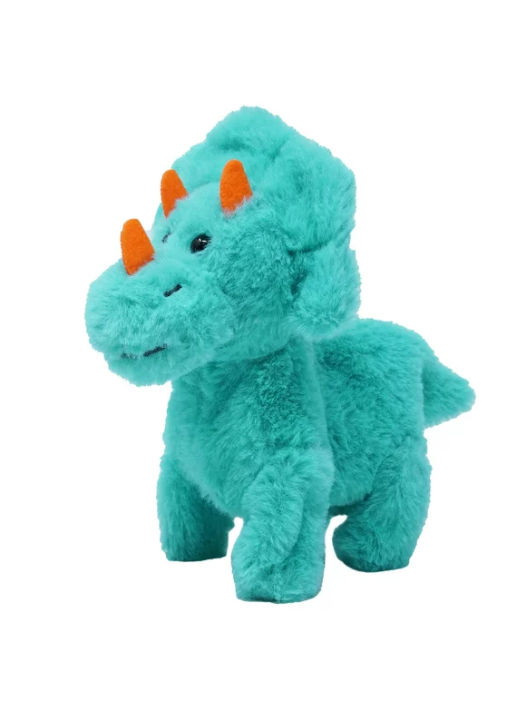 Kid Connection Miniature Electronic Walking Pet, Triceratops