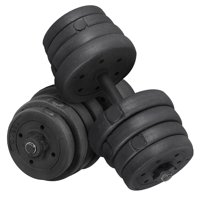SmileMart 66 lb  Adjustable Dumbbells for Weight Training, Black