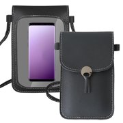 Cell Phone Bag, EEEkit Multi-Functional Clear Window Crossbody Bag Phone Purse Wallet Case Wristlet Bag for Travel Outdoor Workout Compatible with iPhone 11 XR XS X 8 Samsung S20 S10 S9 Note 10 More
