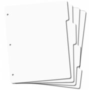 Tabbed Rubber Stamp Storage Panels, 4pk, 8.5" x 11"