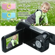 Full HD 16X Digital Zoom 2-inch LCD TFT Mini Digital Camera for Children Kids Cute Camcorders Video Child Cam Recorder Digital Camcorders(Batteries Not Included))