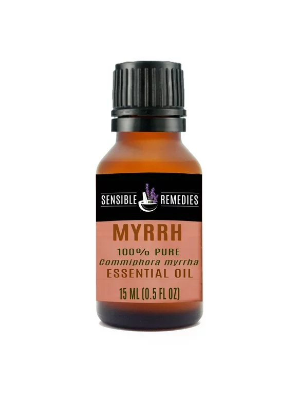 Sensible Remedies Myrrh 100% Therapeutic Grade Essential Oil, 15 mL (0.5 fl oz)