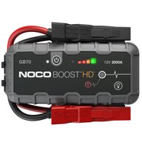NOCO Boost HD GB70 2000 Amp 12-Volt UltraSafe Lithium Jump Starter For Up To 8-Liter Gasoline And 6-Liter Diesel Engines