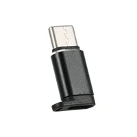 USB 3.1 Type-C Adapter Micro USB Female to Type-C Male OTG Adapter Converter Plug and Play OTG Connector Black