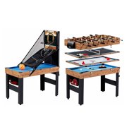 MD Sports 5 in 1 48" Combo Game Table, Pool, Slide Hockey, Foosball, Table Tennis, Basketball