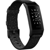 Fitbit Charge 4 Special Edition Activity Tracker (NFC), Granite Reflective/Black