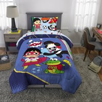 Ryan's World Bed-in-a-Bag, Kids Bedding Bundle Set, 4-Piece Twin