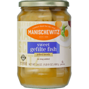 Manischewitz Sweet Gefilte Fish In Jelled Broth, 24 Oz