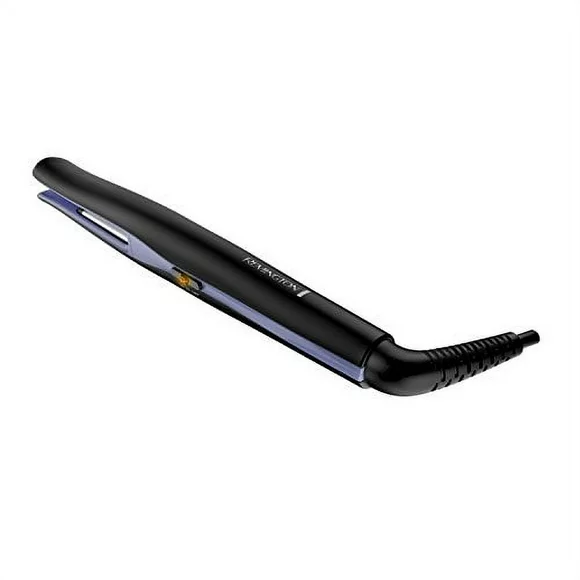 Remington CI41T1 Professional 2 In 1 Plate Guided Hair Curler & Touch Up Straightener, 1 Inch, Black/Purple