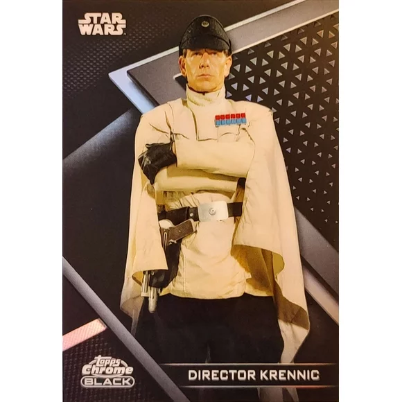 Star Wars Topps 2022 Chrome Black Director Krennic 151/199 Trading Card #75
