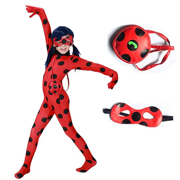 Mukola Halloween Ladybug Costume for Party Child Costume Halloween Costumes for Gilrs Kids,S