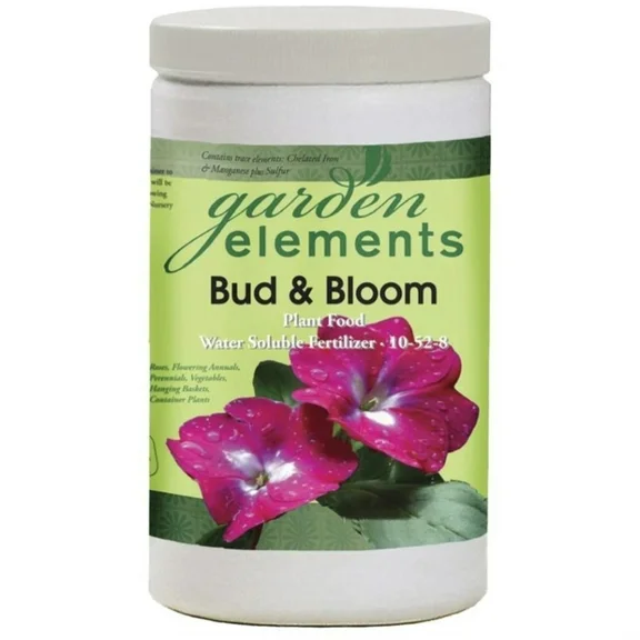 Garden Elements Bud & Bloom, 10-52-8 Water Soluble Plant Food, 3 lb Container
