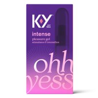 K-Y Intense Pleasure Gel Lubricant, Stimulates and Intensifies, 0.34 fl oz