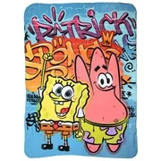 Boys Spongebob Squarepants Patrick Star Soft Throw Blanket 45" x 60"