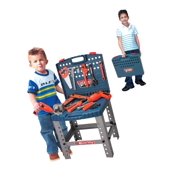 New Toy Tool Workbench for Kids Pretend Play - Construction Workshop Toolbench