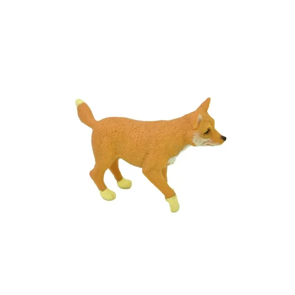 Dingo, Set of 2 Plastic Educational Toy, Kids, Realistic Figure, Lifelike Model, Figurine Replica Gift 2.25" F1086 B170