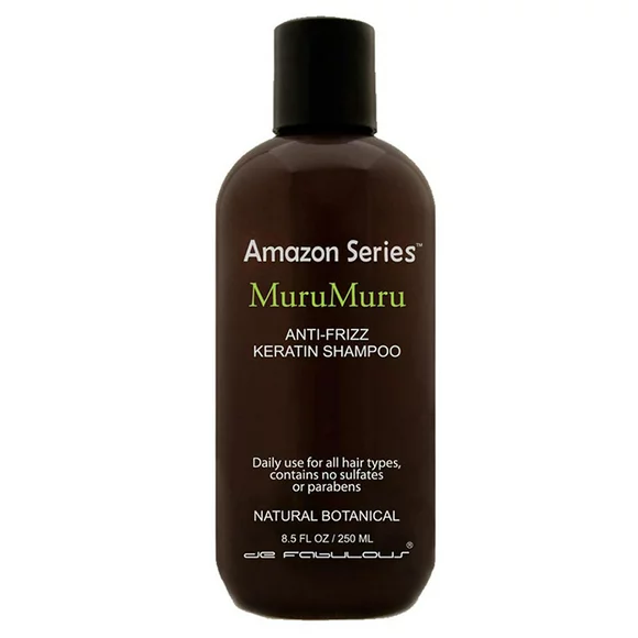 De Fabulous Amazon Series MuruMuru Anti-Frizz Keratin Shampoo 2 Ounce 60 Milliliters