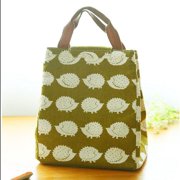 Pretty Comy Storage Bag Portable Insulated Thermal Cooler Lunch Box Christmas Patterns Carry Tote Picnic Case Animal Canvas Bag