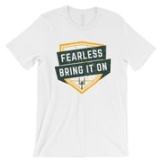 FEARLESS Green Bay T-Shirt Mens Funny Game Day Tee Gift For Him