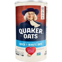 Quaker Oats, Quick 1 - Minute Oatmeal, 42 oz Canister