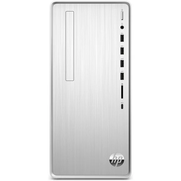 HP Pavilion Desktop TP01-2040 Bundle PC,AMD Ryzen 5 processor 5600G,12GB RAM,512GB SSD,Windows 11 Home,Natural silver,318H6AA