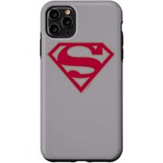 iPhone 11 Pro Max Superman Crimson & Gray Shield Grey Case