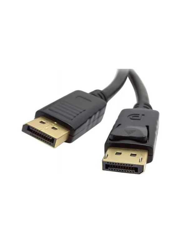 Unirise DP-015F-MM 15ft Black DisplayPort Cable M-M w/ Latches