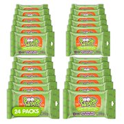 Hand, Face and Nose Wet Wipes for Kids and Baby, Boogie Wipes Travel Size, Fresh Scent, Wipes Away Dirt and Germs, Soft Natural Saline Tissue with Aloe, Chamomile and Vitamin E, 10 Count, Pack of 24