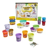 Play-Doh Slime and Foam Metallic Mix-In Mania Set for Kids 4 Years and Up