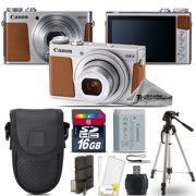 Canon PowerShot G9 X Mark II Digital DIGIC 7 WiFi Camera + 50" Tripod - 16GB Kit