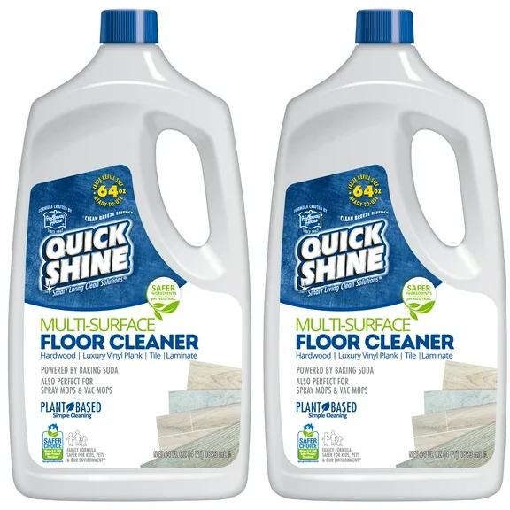 Quick Shine Multi-Surface Floor Cleaner 128 oz.  (2 - 64 oz Bottles)